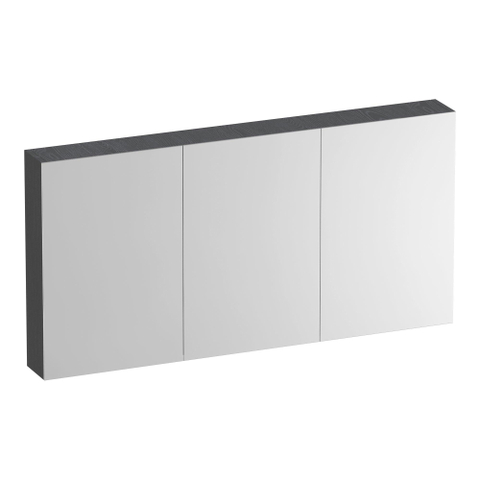 BRAUER Impress Deluxe armoire de toilette – 139 x 70 x 15 cm – Éclairage LED – Timber Grey SW1199001