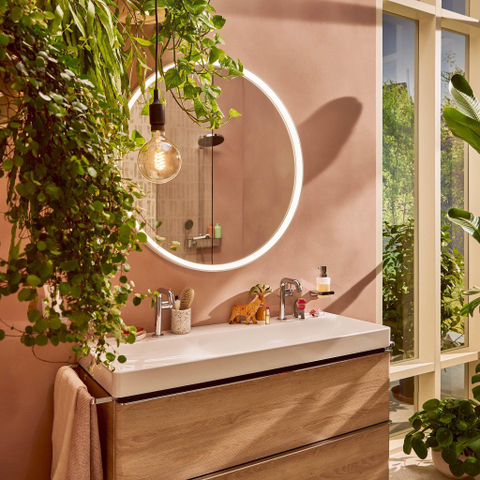Hansgrohe Tecturis s Eengreeps wastafelkraan - 110 Fine - coolstart - met PopUp - trekwaste - hoogglans chroom SW918774