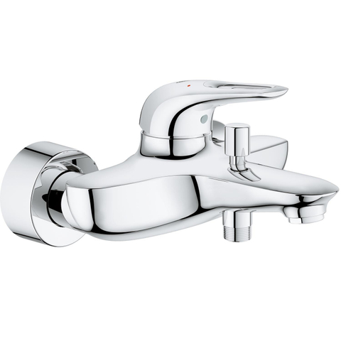 Grohe Eurostyle New Badkraan - met omstel - met koppelingen - chroom SW28949