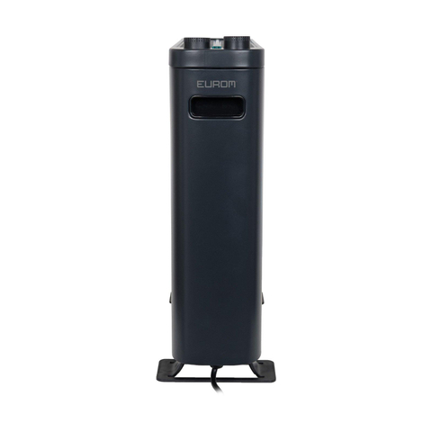 Eurom RAD Chauffage électrique 48x15x42cm - 1000watt - à poser - métal - noir mat SW999835