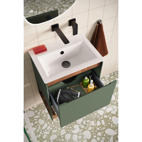 Crosswater Fuse Wastafelkraan - inbouw - gecoat zwart mat SW928231