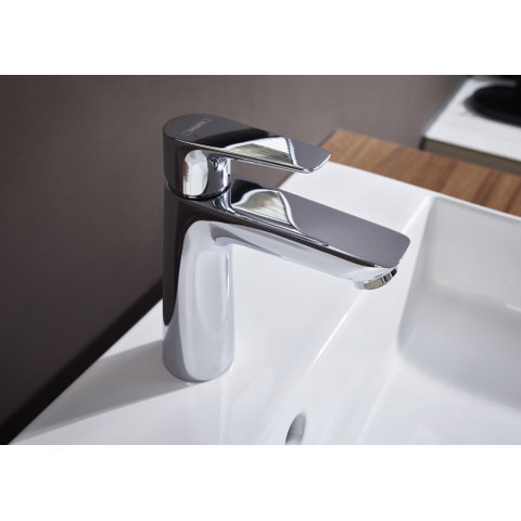 Hansgrohe Talis e 1 greeps wastafelkraan - 110 PopUp - trekwaste - hoogglans chroom SW28983