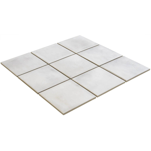 The Mosaic Factory Kasba mozaïektegel - 30x30cm - 6.5mm - vierkant - R10 - mat wit SW798758