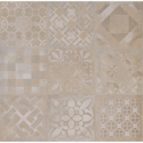 ÉCHANTILLON Ceralto Minuta R11 Carreau décoratif 60x60cm 9.5mm R9 grès cérame Cementine SW914305