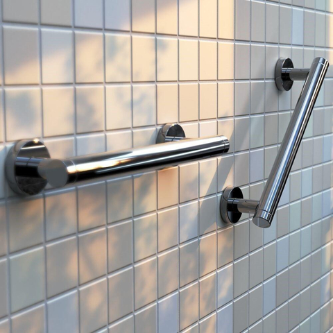 Geesa Comfort & Safety Barre d'appui murale 30cm Chrome SW98314