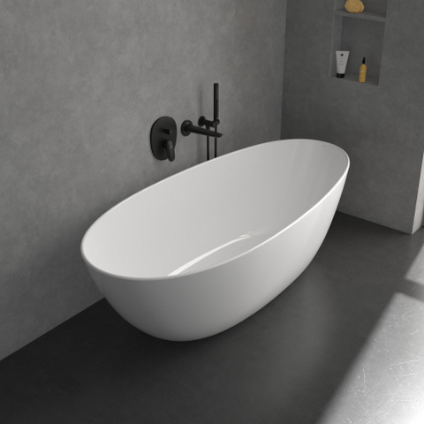 Villeroy & Boch Antao 1 greeps inbouwkraan - met omstel - mat zwart SW974311