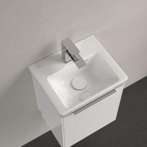 Villeroy & Boch Subway 3.0 fontein - 37x305cm - 1 kraangat - met overloop - White Alpine (glans wit) SW641673