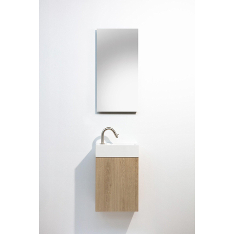 GO by Van Marcke Vikos fonteinset - 40cm - deur links - kraangat links - riverside oak (eiken) SW1603302