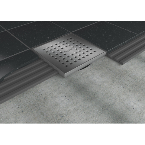 Easy Drain Aqua quattro vloerput abs 15x15cm horizontaal diameter 5cm GA23696