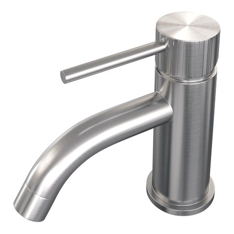 BRAUER Stripe Robinet de lavabo - apparent - couleur inox brossé PVD SW1435091