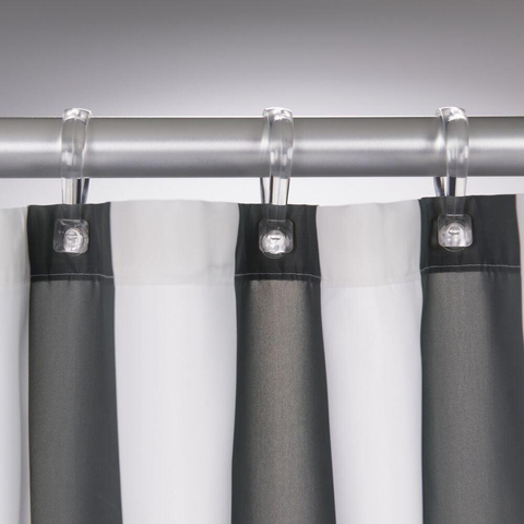 Sealskin Linje Rideau de douche Polyester 180x200 cm Gris CO233011314