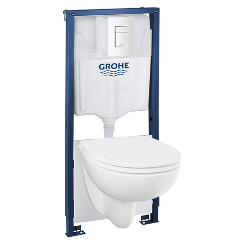 GROHE Solido Bau Ceramic wc-pack 5-in-1 - 113cm installatiehoogte - wit SW1477624