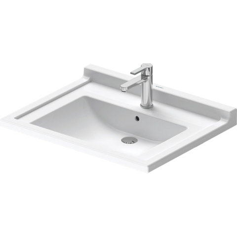 Duravit Starck 3 Vital wastafel - 70x54.5cm - met wondergliss - wit 0316326
