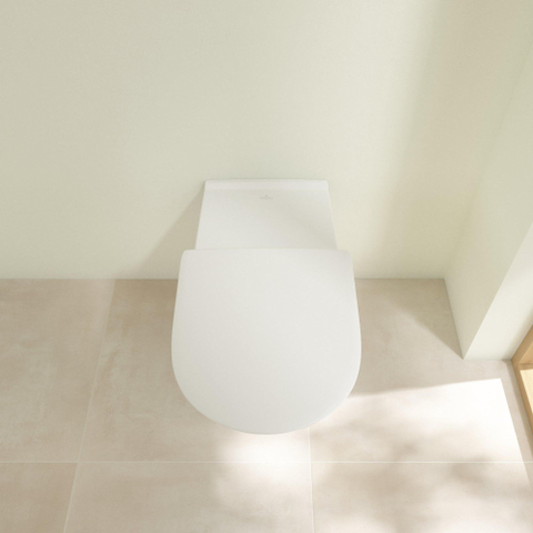 Villeroy & Boch Vicare wandcloset directflush - diepspoel - met greep glans - White Alpine (glans wit) SW490029
