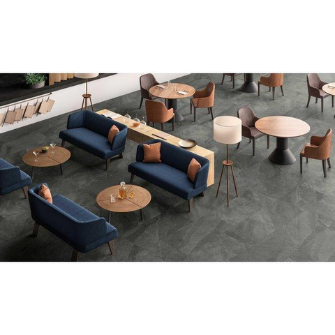 ÉCHANTILLON Ceralto Contura Concrete Carrelage sol et mur 60x60cm 9.5mm rectifié R9 grès cérame Ash SW976407