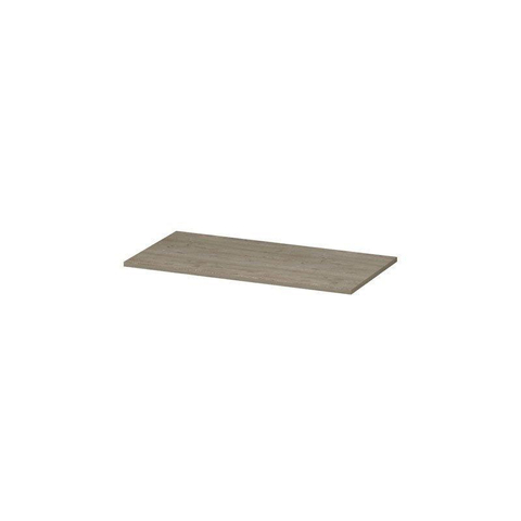 INK Topdeck Wastafelblad - 90x45x2cm - tbv onderkast - MFC - Greige eiken SW207430