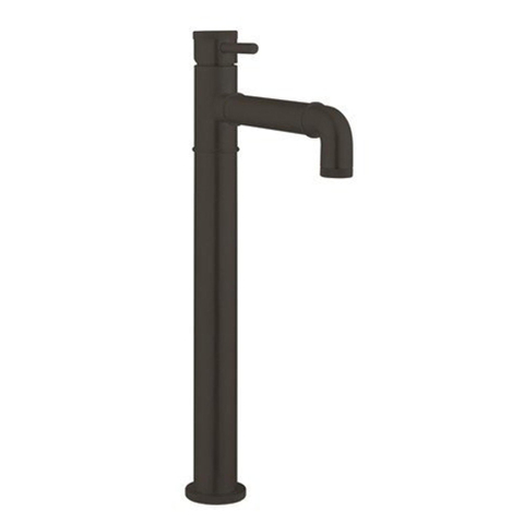 Crosswater MPRO Robinet de lavabo rehaussé - 35cm - 1 trou - bec 12.5cm - sans bonde - noir mat SW487380