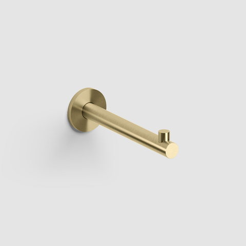 Clou Kaldur porte-rouleau de papier toilette droit or brossé PVD SW917318