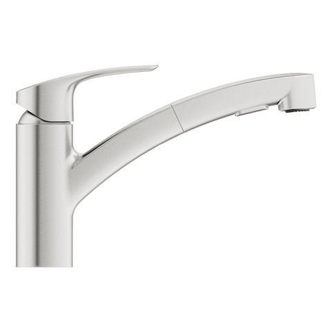 Grohe Eurosmart Keukenkraan - Brushed Supersteel (RVS) SW536471