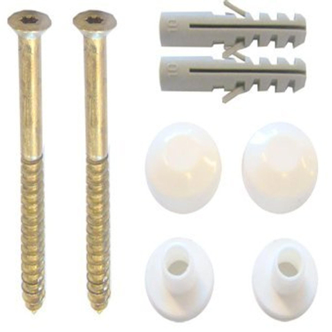 De Beer set potschroeven 6x70mm Thorx 25 wit 3430023