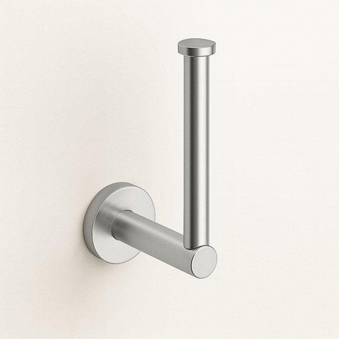 Fortifura Calvi Ensemble WC 5 pièces - porte-rouleau de papier toilette - porte-rouleau de réserve - porte-brosse de toilette - patère - poubelle à pédale - Acier inoxydable brossé PVD SW1478233