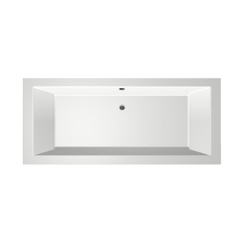 Xenz Society Baignoire duo - 170x75x53 - bonde centrale - acrylique - blanc SW102898
