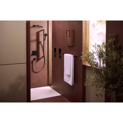 Hansgrohe Ecostat Comfort E mitigeur thermostatique encastré - 2 fonctions - avec partie encastrée - noir mat SW1481450