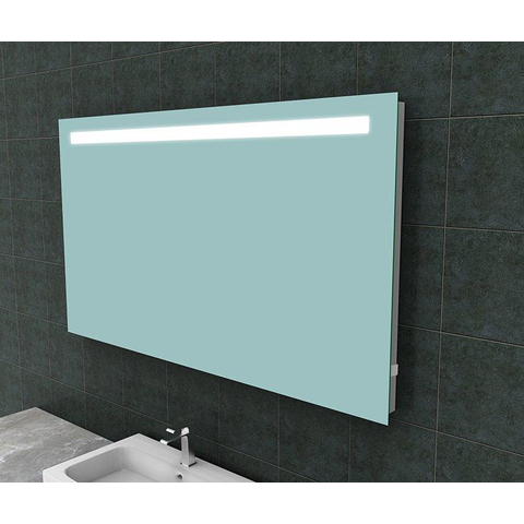 Miroir Wiesbaden Tigris rectangulaire avec LED et prise 140 x 80 cm SW545207