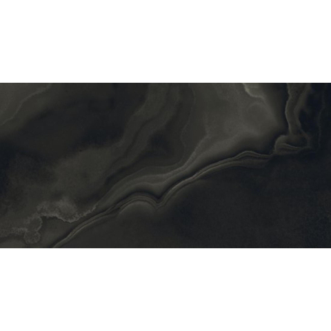 Ceralto Alabro Vein Carrelage de sol - 60x120cm - 9.0mm - rectifié - noir fumé SW1245223