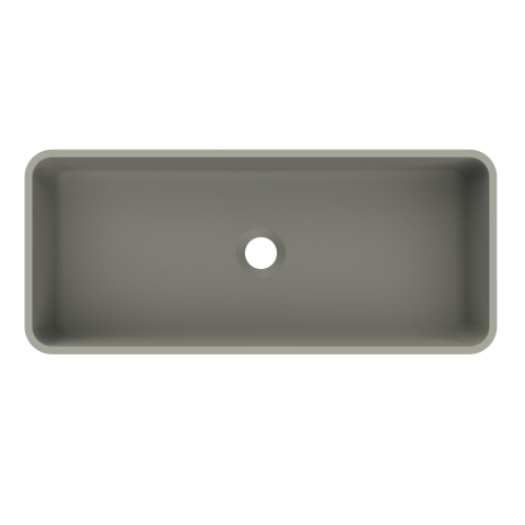 Arcqua Case vasque à poser rectangulaire 60x26 béton mat SW1080035