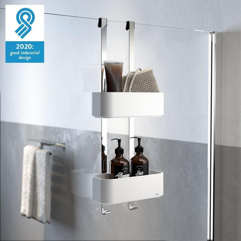 Tiger 2 Store Étagère de douche suspendue 25cm Blanc SW544569