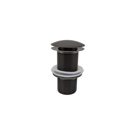 Wiesbaden Unimatch Clickwaste afvoerplug verlengd 5/4" - gunmetal (antraciet) SW890843
