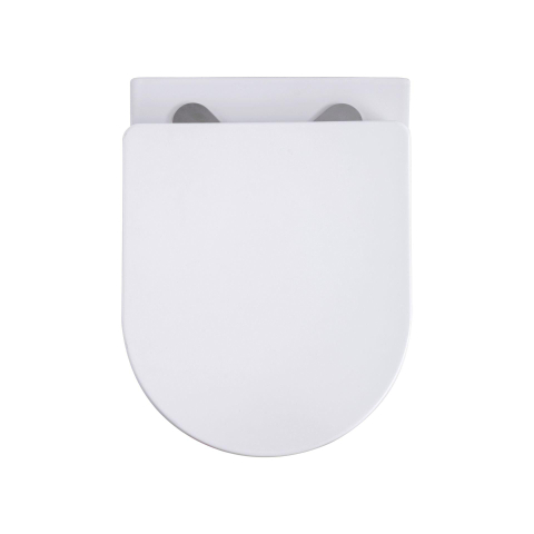 Aloni Pro WC suspendu – compact – sans bride – profondeur 49 cm – avec abattant softclose – blanc brillant SW1446222