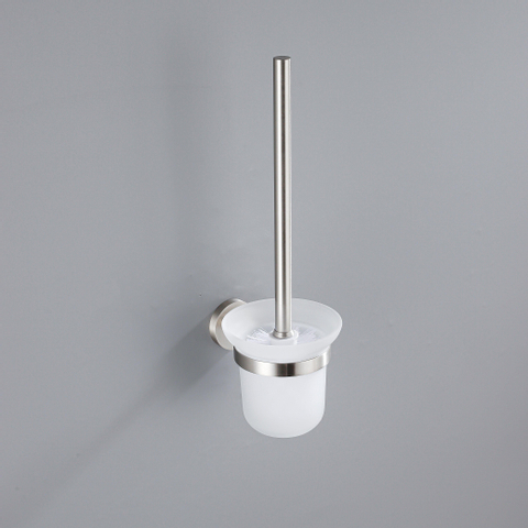Fortifura Calvi toiletborstelhouder rond - PVD - geborsteld RVS SW639930