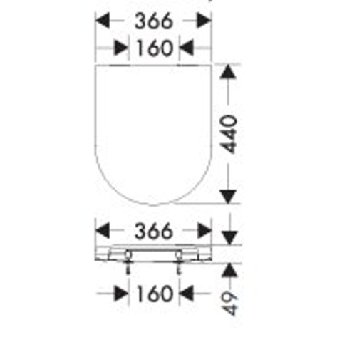 Hansgrohe EluPura S Closetzitting - topfix - softclose - quickrelease - wit SW962890