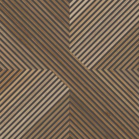 ÉCHANTILLON Ceralto Rovino Oak Carrelage de sol - 59.5x59.5cm - 8.8mm - Brun Mat (Brun) SW1221101