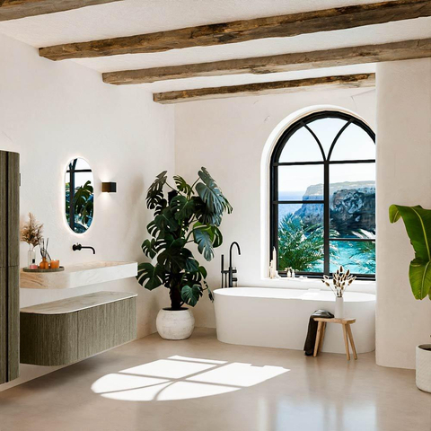 MONDIAZ THOR-DLUX Meuble de salle de bains - 130cm - arrondi gauche + droite - couleur Shadow - 1 tiroir - 2 portes - Vasque suspendue CLOUD Droite sans trou de robinet - couleur Ostra SW1463782