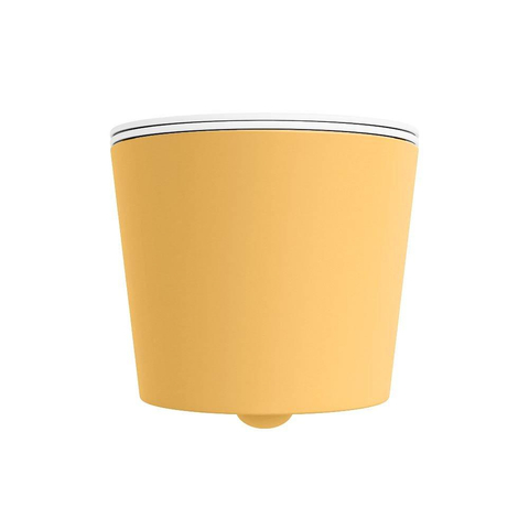 Mondiaz LAVIE hangtoilet – spoelrandloos – 36 x 53 cm – met softclose zitting – Ocher (geel), zitting Talc (wit) SW1208760