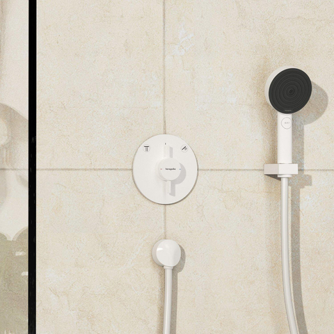 Hansgrohe Duoturn S mitigeur encastré pour 2 fonctions mat blanc SW918493