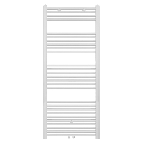Belrad Radiateur porte-serviettes - raccordement central - 1600X600mm - 828 Watt - Blanc Mat Brossé SW1152393