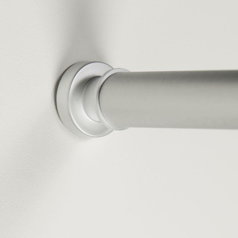Sealskin Seallux Barre de douche à coincer diamètre 28mm ajustable de 80cm à 130cm aluminium mat CO276663205