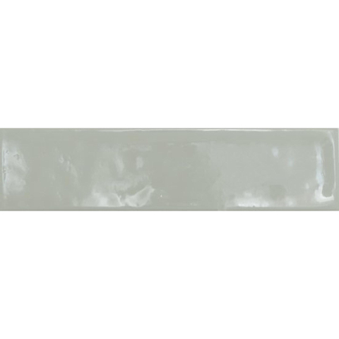 Quintessenza Cromia 26 Wandtegel 7x27cm 10mm witte scherf Verde2 Lucido SW363484
