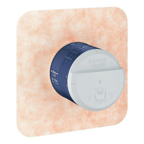 Grohe Grohtherm SmartControl Regendoucheset inbouw - hoofddouche 31cm - handdouche rond - wandarm - doucheslang 175cm - brushed hard graphite (antraciet) SW542798