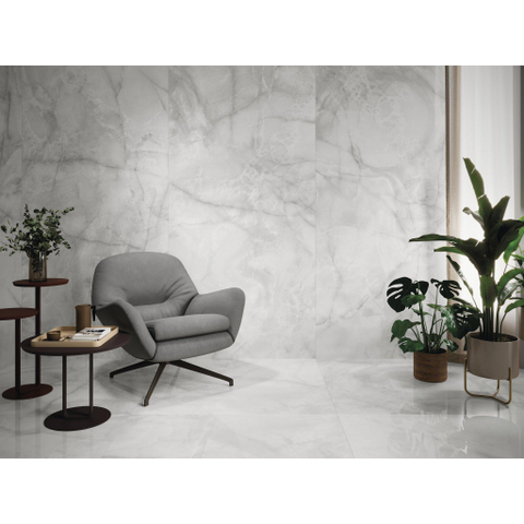 SAMPLE Terravito Alreno Keramische wand- en vloertegel - 60x120cm - 10.5mm - White SW1596350
