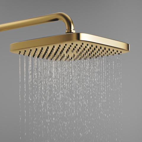 GROHE Vitalio Comfort doucheset - met thermostaat - geborsteld cool sunrise (goud) SW1590104