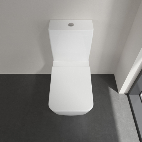 Villeroy & Boch venticello closetzitting slimseat (wrapover) - softclose quick release - quickrelease - White Alpine (glans wit) 1025172