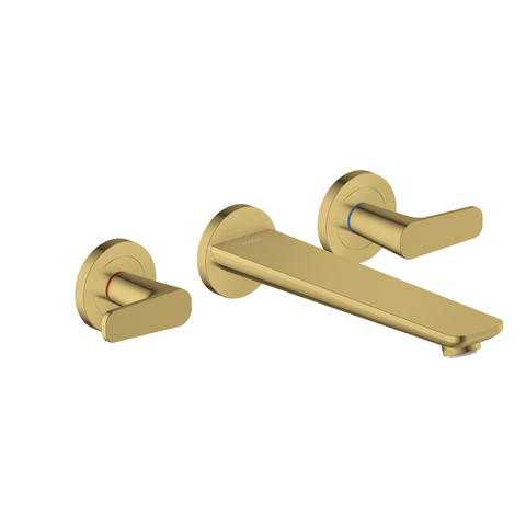 Hansgrohe Axor Citterio C afbouwdeel v. 3-gats inbouw badkraan wandmontagevoorsprong 22.2cm - polished gold optic SW1152036