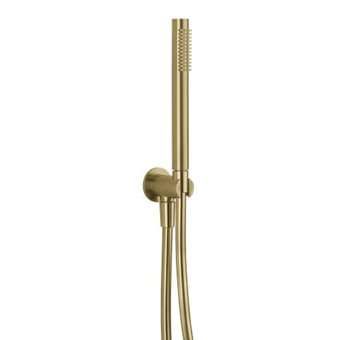 Crosswater 3ONE6 Design Douchekop - slang & Wanduitloop - roestvrij geborsteld messing SW968372