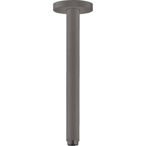 Hansgrohe Raindance e - douchearm plafond - 30cm - geborsteld zwart chroom SW297619