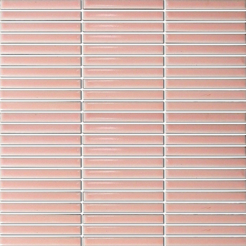 The Mosaic Factory Sevilla mozaïektegel - 28.2x30.8cm - wandtegel - Rechthoek - Porselein Pink Glans SW716250